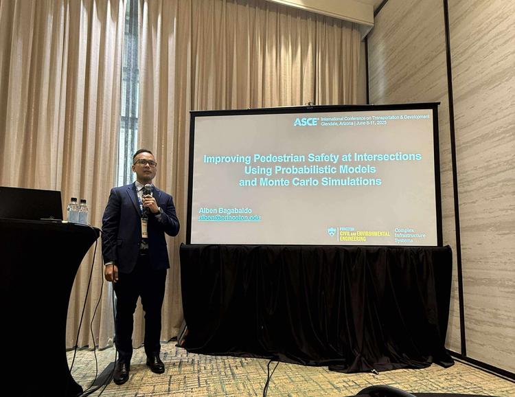 Alben Bagabaldo at ASCE ICTD 2025
